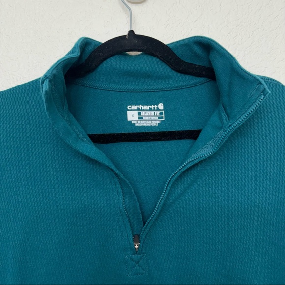 Carhartt RELAXED FIT MIDWEIGHT HALF-ZIP SWEATSHIRT - Picture 3 of 4